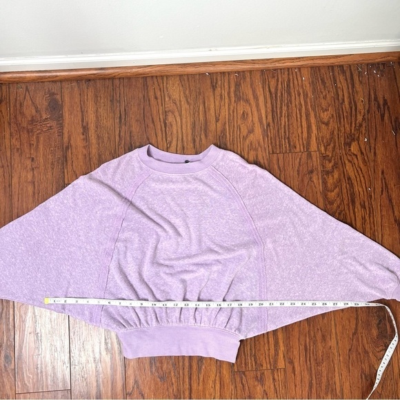 Out From Under Urban Outfitters Purple Lavender Batwing Slouchy Boho Top XS - Picture 13 of 14
